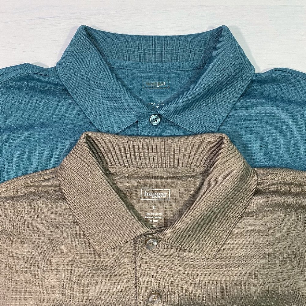 2pc Haggar Golf Polo Shirt